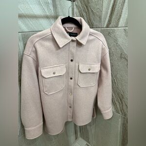 Zara Utility Relaxed Jacket | Pink | Small